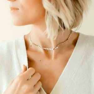 Sol Necklace 16” gold-filled